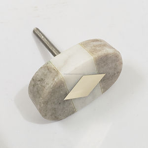 Tiradores de gabinete de piedra Natural hechos a mano elegantes, tiradores de perilla de puerta, decoración moderna Bohemia ajustable para uso de cajón de tocador de cocina - Product Image 3