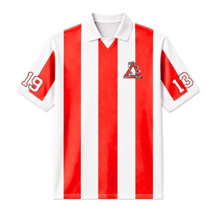Delta |   Sigma |   Camiseta de Fútbol Femenina Inspirada en la Hermandad Theta, Uniforme de Fútbol a Rayas Rojas y Blancas, Jersey de Moda Femenina - Product Image 4