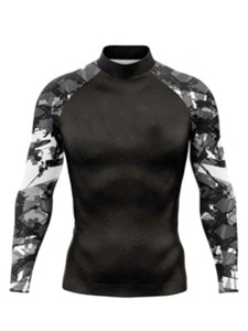 Four Way Stretch Rash Guard Spandex <b>Compression</b> <b>Shirt</b> <b>Men</b> Elastic Training Wear - Product Image 3