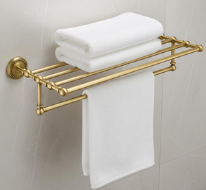 Factory Direct Hot Selling Large Size Metal Wall Mounted Towel Display Bar Holder for Bathroom Use - Product Image 3