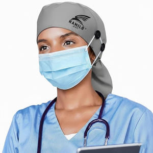 Meilleur design, logo OEM, bonnets d'infirmière élastiques et ajustables pour hommes et femmes, médecins, dentistes, chirurgiens, avec impression, chapeau d'infirmière dentaire - Product Image 6