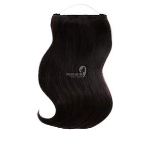 Extensions de cheveux 100% Remy vietnamiennes, extensions halo, prix, toutes les couleurs, teintables, prêtes à porter, beauté pour femmes - Product Image 1