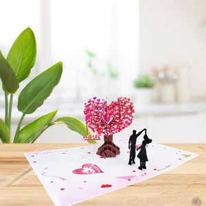 Romantica Cartolina Pop-up 3D per San Valentino, Bouquet Floreale, Souvenir e Regali per la Giornata più Dolce dell'Anno! - Product Image 6