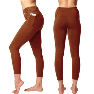 Leggings Deportivos de Cintura Alta, Transpirables, Tejidos, con Logotipo Personalizado, Suaves, Elásticos en Cuatro Direcciones, para Gimnasio, Fitness y Yoga - Product Image 6