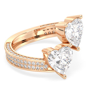 REYES – bague de fiançailles en Moissanite véritable en forme de cœur, 3.50 Carats, en argent Sterling 925, cadeau de mariage, bijoux fins pour femmes - Product Image 3