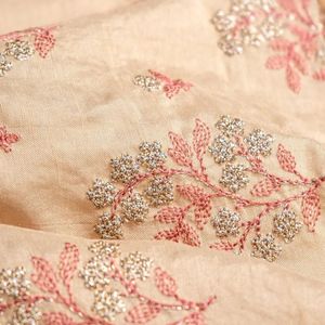 Premium Multi Embroidery Fabric Women Fashion Fabric Designer Embroidery Fabric Party Wear Fabric Luxury Fabric - Product Image 2