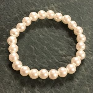 Bracelet chic en perles de résine, fait main, extensible, bijoux tendance pour femmes, accessoires quotidiens - Product Image 5