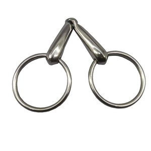 Bocado de Anillas Sueltas de Acero Inoxidable de Alta Calidad para Control y Comunicación del Caballo, Ideal para Entrenamiento y Manejo Ecuestre - Product Image 1