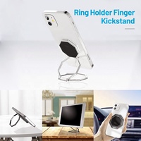 Anneau de support de téléphone portable, béquille de doigt, poignée arrière de téléphone portable pliable, support de téléphone portable pour iPhone Ipad Smartphones