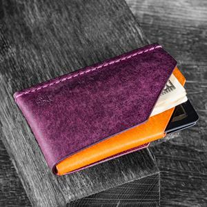 Porte-cartes en cuir véritable anti-RFID, étui fin pour cartes de crédit, logo personnalisé, portefeuille d'affaires pour homme, LNCR-0015D - Product Image 6