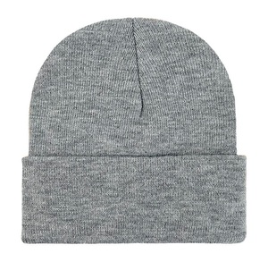 Gorro unisex de punto elástico suave, gorro cálido para invierno, uso casual, ligero, transpirable, para exteriores - Product Image 2