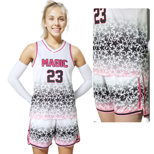 Full Sublimation Printing Basketball Uniforms Jersey Vests & Shorts Sets <b>Athletic</b> Sportswear 2 Piece Shorts Set in Low MOQ - Product Image 1