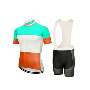 Maillot de cyclisme respirant, doux, à séchage rapide, à manches courtes, vêtements de sport, tenue de cyclisme d'été, ensemble de cyclisme 2 pièces pour hommes - Product Image 2