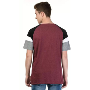 Camisetas de Manga Corta con Cuello Redondo de Punto Sólido para Hombre AZORES SPORTS de Alta Calidad al por Mayor |   Parte Delantera 100% Algodón Transpirable - Product Image 5