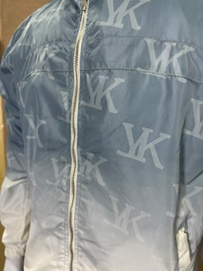 Wholesale Printed Gradient Color Lightweight Hooded Sweatshirt Zip <b>Up</b> Pullover Jacket Printed Streetwear Outerwear - Product Image 3