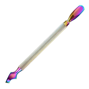 Nuevo Empujador de Cutículas de Alta Calidad con Mango Antideslizante, Instrumento de Belleza Profesional de Acero Inoxidable Duradero para Uso en Salón - Product Image 1