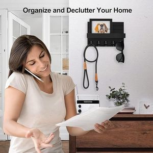 Portachiavi e Portalettere Decorativo da Parete, Organizzatore Pratico per Chiavi e Posta - Product Image 2