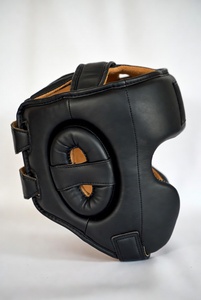 Protector Bucal Profesional de Cuero Negro de Doble Capa, Duradero y Ecológico para Entrenamiento de MMA, Muay Thai, Taekwondo y Kickboxing - Product Image 3