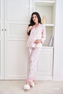 เสื้อผ้าคนท้องผ้าไหมมุกคุณภาพสูง ระบายอากาศดี สวมใส่สบาย ซึมซับเหงื่อ ราคาขายส่ง-B728 - Product Image 4