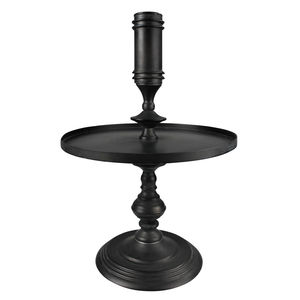 Porte-bougie antique en métal et pot à bougie unique en béton, finition artisanale, couleur marron, pots à bougies luxueux faits à la main - Product Image 3