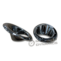 Drak Penutup Lampu Kabut Krom Hitam, Jenis Dekorasi Instalasi Rim untuk Nissan Y61 Super Safari Vtec 1997-2022