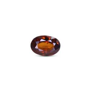 Natural Hessonite Gomed 7.1 Carat Oval Cut Loose Gemstone for Fine Jewelry - Product Image 1