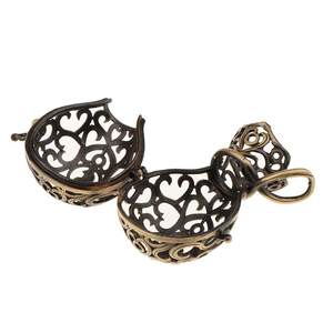 Bohemian Metal Tabletop <b>Vase</b> With Intricate Cutout Design For Home Decor - Product Image 3