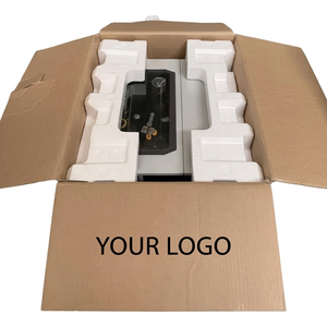 Custom Size Creased <b>Biodegradable</b> Corrugated Paper Box Embossed 4mm Thickness Eco Friendly <b>Packaging</b> Cardboard Big Size Box - Product Image 4