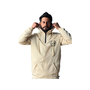 Conjunto de Chaqueta Corta y Pantalón Corto de Malla Interior de 2 Piezas Personalizado, Cortavientos con Cremallera de Nylon y Poliéster, Chándal Urbano para Hombre, Precio al por Mayor OEM - Product Image 3