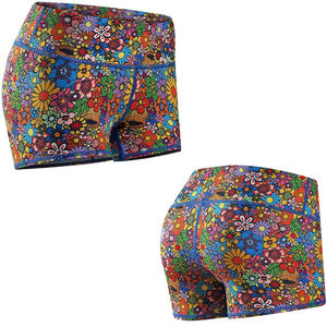 Shorts Deportivos para Mujer, Transpirables, de Poliéster/Algodón Lavado, Cintura Elástica, Ropa Casual de Verano - Product Image 5