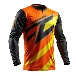 Jersey de Ciclismo OEM Transpirable, Jersey de Motocross, Ropa de Ciclismo de Manga Larga para Descenso de Montaña, Jersey de Motocross Todoterreno - Product Image 3