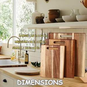 Tablas de cortar gruesas de 40cm y 50cm, tabla de cortar carne, tabla de carnicero, tabla de cortar tipo carnicero - Product Image 5