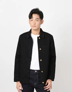 Chaquetas de Mezclilla de Diseño para Hombre, Moda Urbana 2024, Chaquetas Vaqueras Casuales y Elegantes de Manga Larga para Hombre, Chaqueta de Mezclilla al por Mayor - Product Image 4