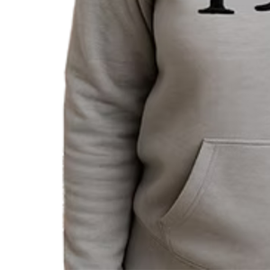 Sudadera con Capucha Gris para Mujer, Bordado 3D, Estilo Casual, Manga Larga, Cómoda para el Día a Día - Product Image 4