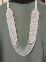Ensemble de colliers créatifs ethniques en perles de verre, chaîne à maillons, accessoires faits à la main tendance pour femmes, occasions spéciales, mode