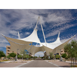 Đầy Màu sắc Sun Sail UV bảo vệ vải đường phố đô thị khu vực trung tâm thành phố Sun Shade độ bền kéo vải mái nhà và tán - Product Image 3