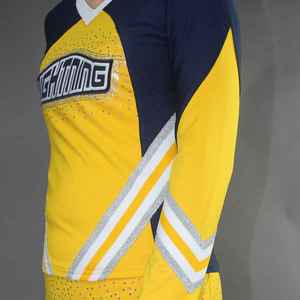 Nouveaux ensembles d'uniformes de cheerleading pour femmes adultes, robes de danse personnalisées, vêtements de sport pour événements, couleurs et logo personnalisés, service OEM - Product Image 3