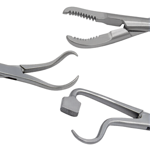 3 Pcs Plate Bone Holding Reduction Forceps Set Manual 5.5" Gold Handle Orthopedic Surgical Stainless Steel By <b>Blush</b> Surgical - Product Image 4