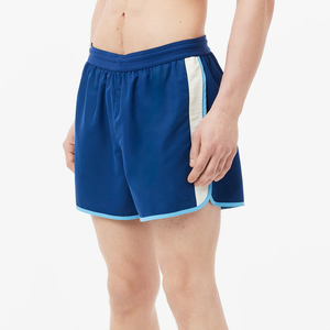 Shorts de bain pour hommes de haute qualité, séchage rapide, logo imprimé, taille plus, 100% polyester, shorts de bain unis - Product Image 2