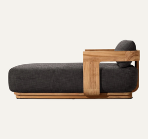 Juego de Sillas de Playa y Piscina Amangiri de Madera de Teca Sólida, Ecológicas, Duraderas, de Diseño Minimalista - Product Image 3