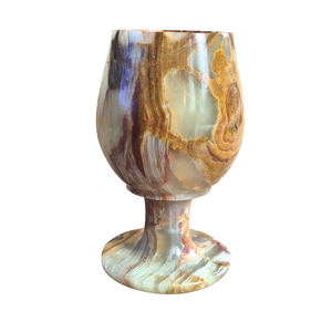 Nuevas Vasos de Chupito de Ónix Modernos de Primera Calidad con Superficie Antigua de Gran Formato y Color Natural - Complementa la Colección de Vasos para Bebidas de Cocina - Product Image 1