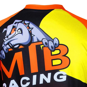 Maillot de motocross personnalisé respirant pour l'été et l'hiver, vêtement de course automobile imprimé avec design par sublimation - Product Image 5
