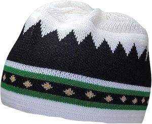 Vente en gros de chapeaux Kufi musulmans, bonnets islamiques confortables pour la prière, pour hommes, en coton velours - Product Image 2