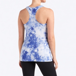 Débardeur pour femmes, séchage rapide, respirant, écologique, en coton et fibre de bambou, sans manches, pour la gym et le fitness, logo personnalisé, vêtements de sport - Product Image 4