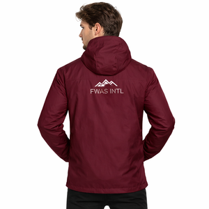 ชุดวอร์มผู้ชายแบบวินเทจพิมพ์ลายผ้าโพลีเอสเตอร์ 100% พร้อมเชือกผูกเอว เสื้อแจ็คเก็ตกันลม B2B ระบายอากาศได้ดี แห้งเร็ว - Product Image 2