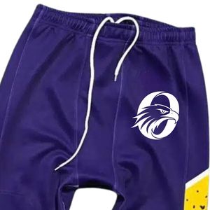 Uniforme de football américain violet et or, ensemble personnalisé de maillot et de pantalon de football, vêtements de sport légers pour équipe - Product Image 5