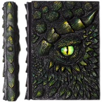 Fantasy Grimoire Tabletop RPG Notizbuch A5, DND Charakter-Notizbuch, 3D-geprägt für D&D TRPG Brettspiel, Großhandel mit individueller Verpackung