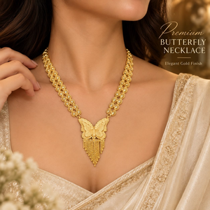 Premium Gold Plated Butterfly Jewelry <b>Set</b> Women | Necklace <b>Earrings</b> <b>Bracelet</b> Ring Matching Fashion Jewelry Wedding Party - Product Image 2