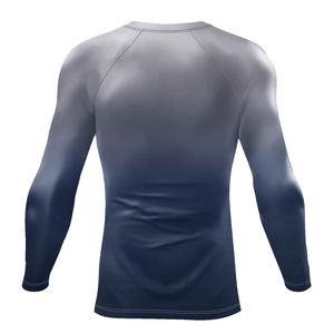 Camiseta de Compresión con Cuello Alto en Varios Colores, Camiseta Interior de Compresión de Manga Larga para Hombre, Blanca, Manga Larga - Product Image 4