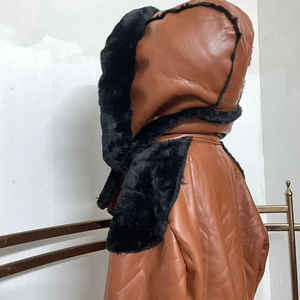 แจ็คเก็ตหนังแท้สำหรับขี่มอเตอร์ไซค์สีดำ ดีไซน์ล่าสุด แจ็คเก็ตหนังแกะสำหรับผู้ชาย ขายส่ง - Product Image 3